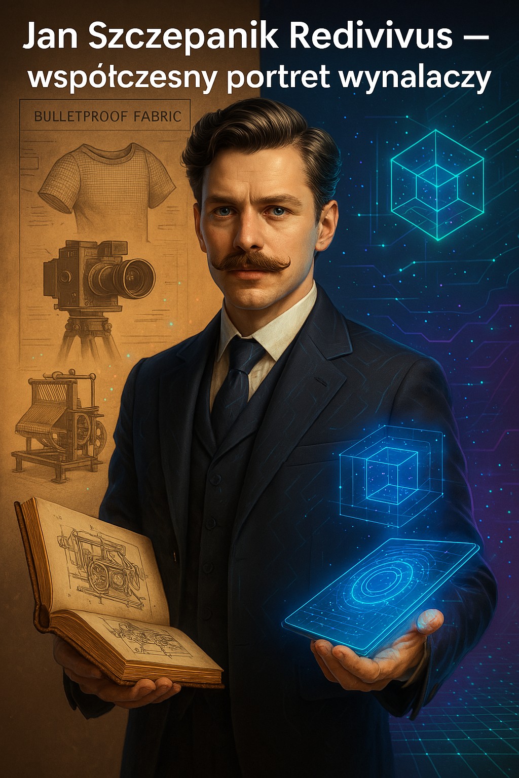 Konkursu na AI-ilustrację Jan Szczepanik Redivivus