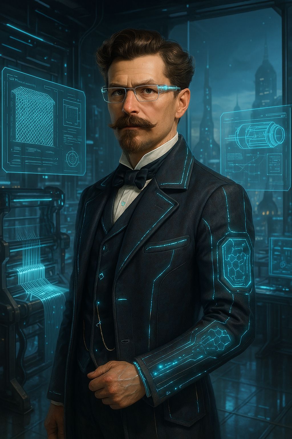 Konkursu na AI-ilustrację Jan Szczepanik Redivivus